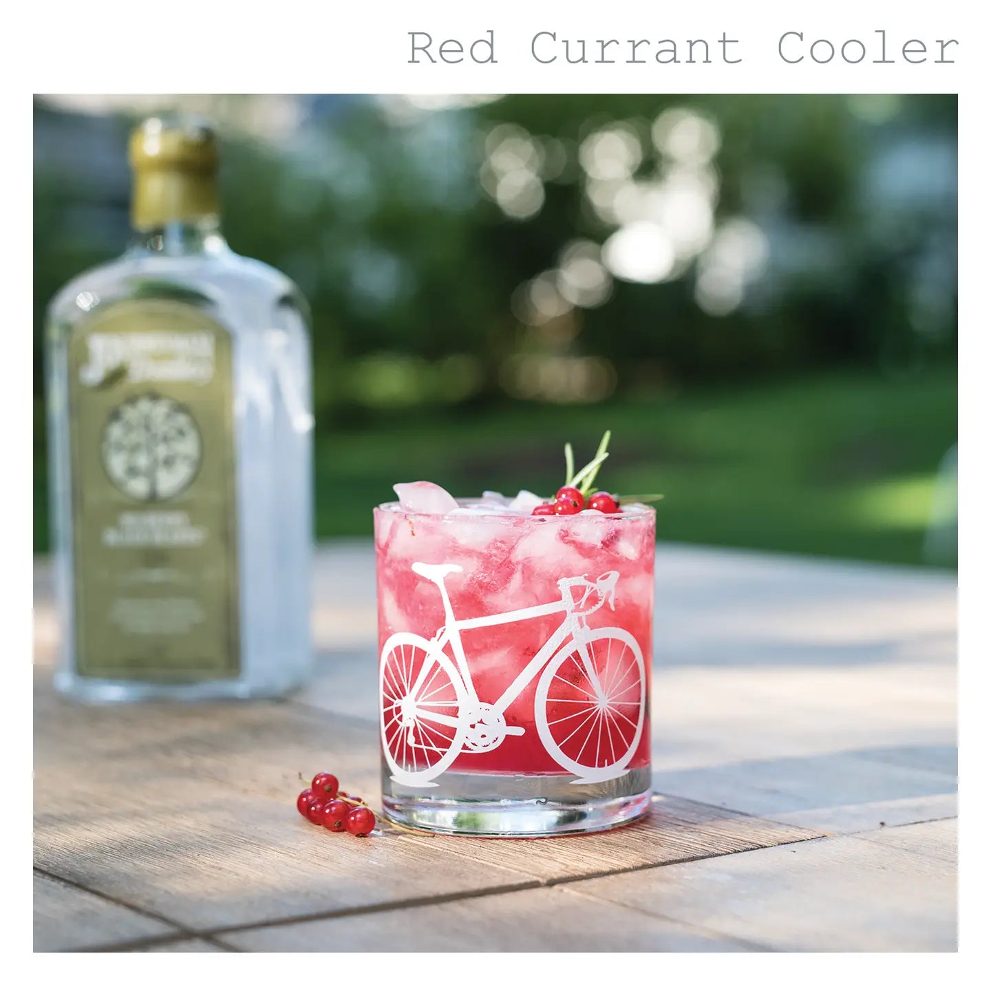 Drop Bar Rock Glasses - Set of Two